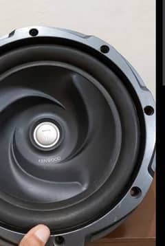 almost new Kenwood woofer with box