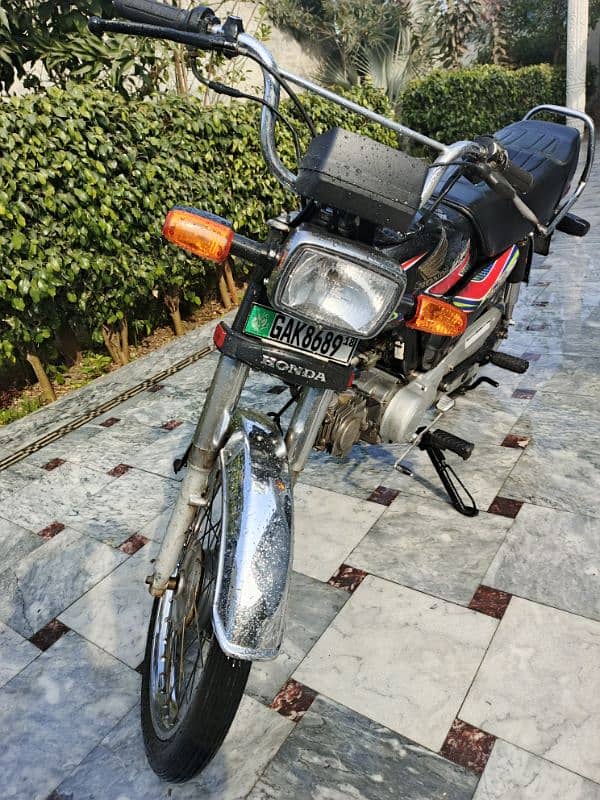 Honda CD 70 2018 model good condition bike 2