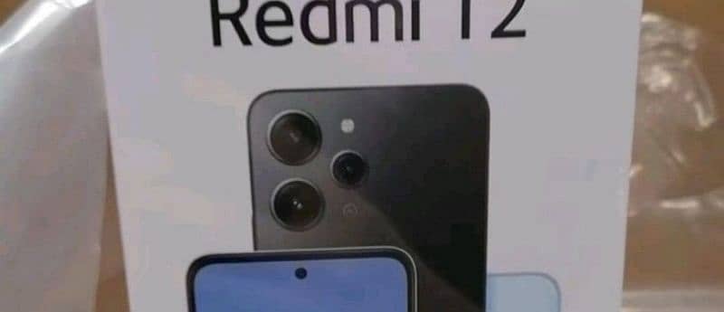 Redmi 12 256GB. with box accessories 1