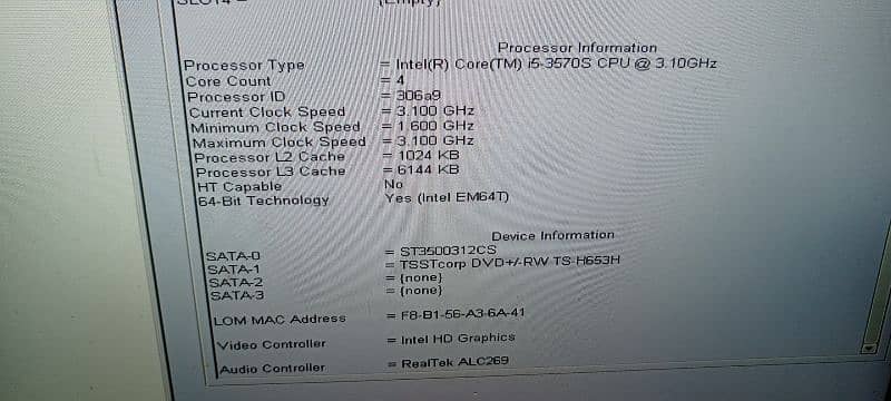 dell Optiplex Tower 790 cpu core i5 3rd Gen 2