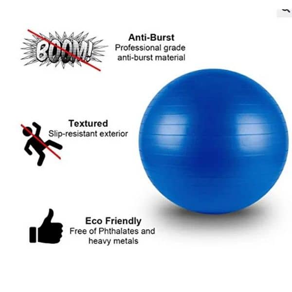 Anti burst Extra-large Gym Ball for Exercise,Yoga & Core Training 4