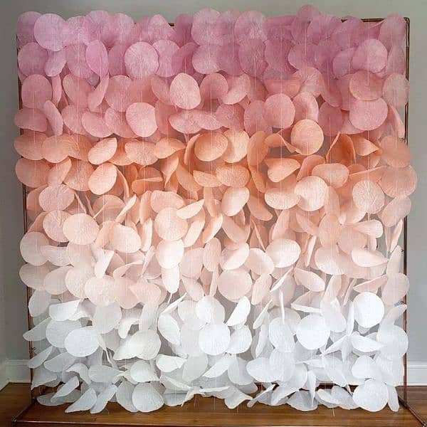 Tissue Paper Circle Garland 2