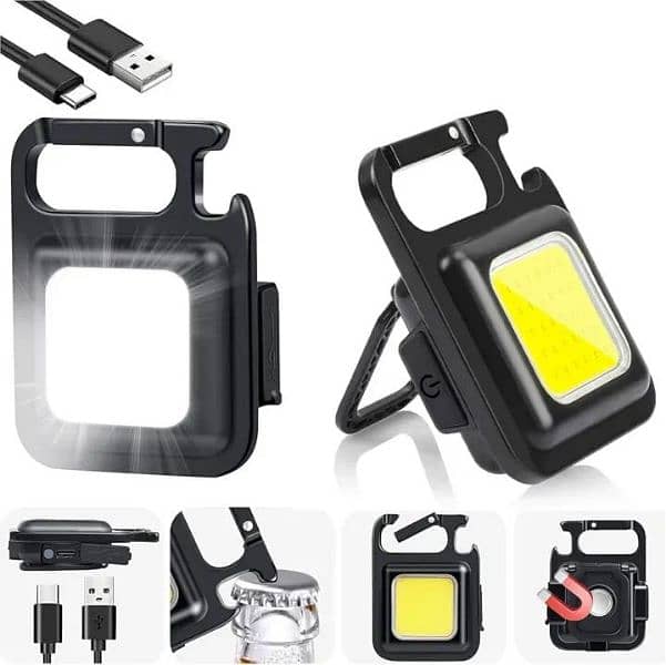 COB Rechargeable Keychain Light 1