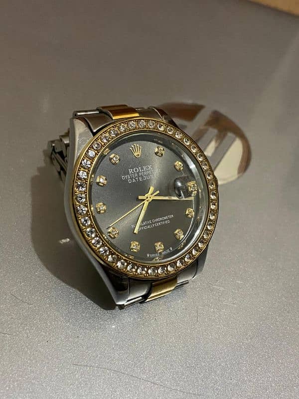 Rolex watch for men with box 10/10 0