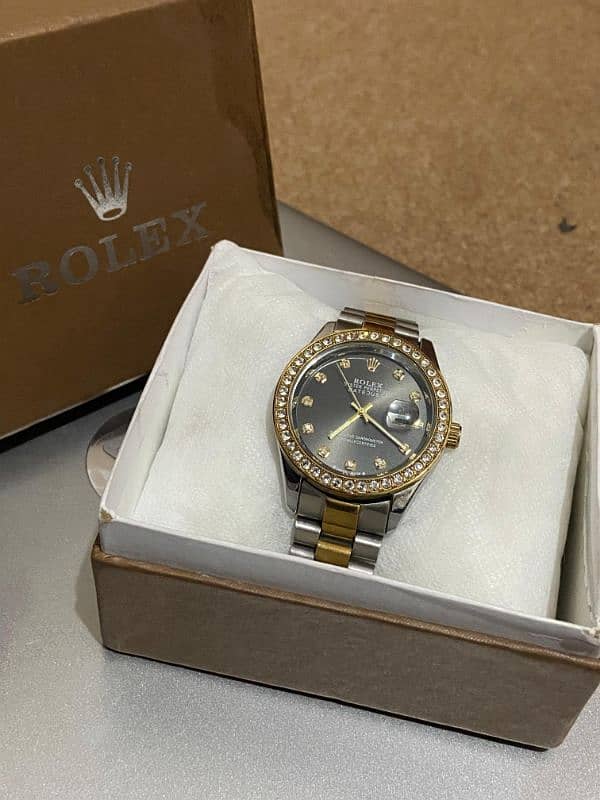 Rolex watch for men with box 10/10 3