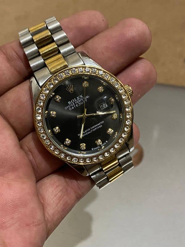 Rolex watch for men with box 10/10 4