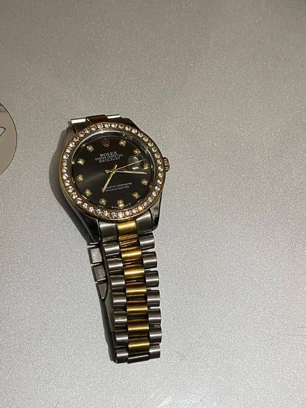 Rolex watch for men with box 10/10 5