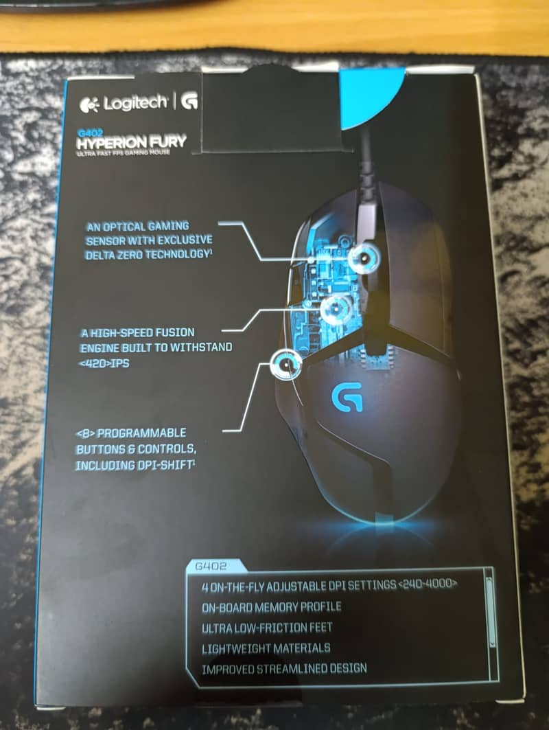 Logitech G402 Hyperion Fury 2