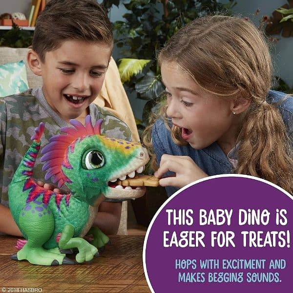 FurReal - Munchin’ Rex Baby Dino Pet 4