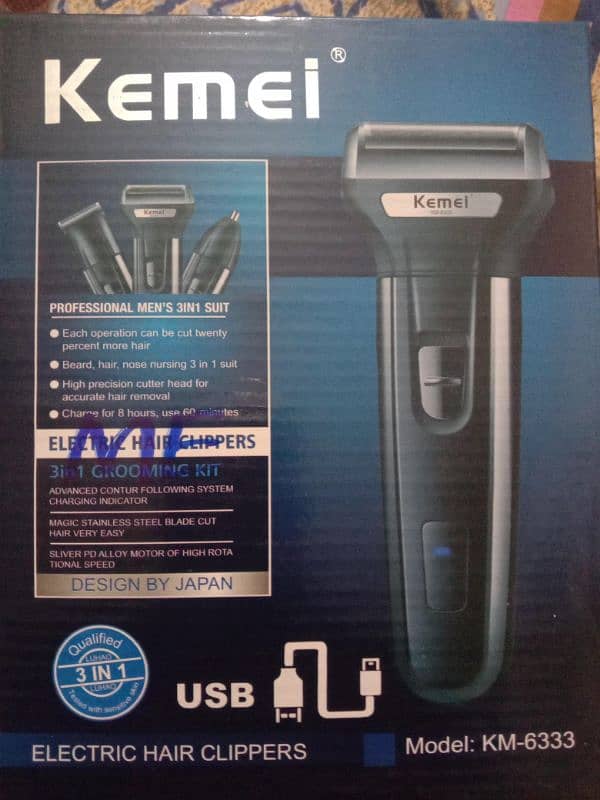 Kemei 3 in 1 trimmer 1