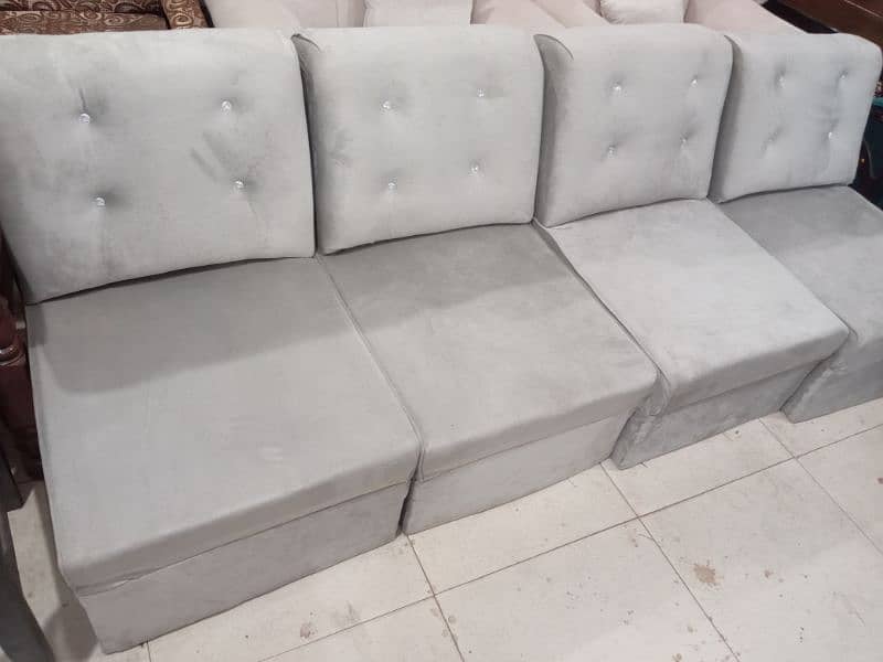 New and second hand sofa set is available. 4