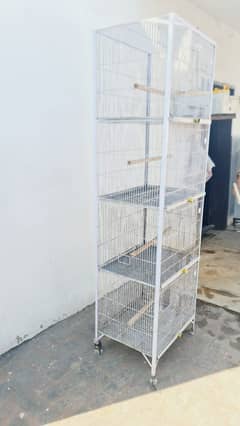 4 portions birds cage