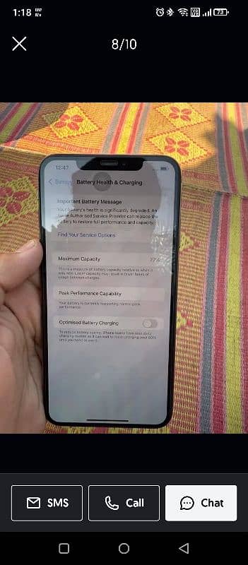 Iphone XS Max iPhone , Good Condition , Non-PTA 256GB 7