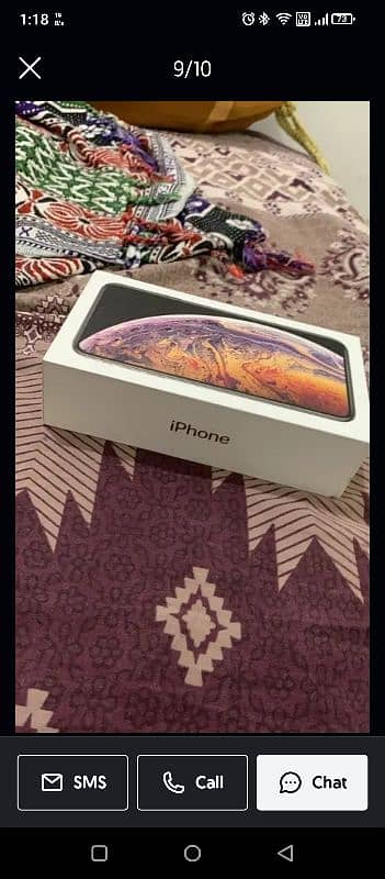 Iphone XS Max iPhone , Good Condition , Non-PTA 256GB 8