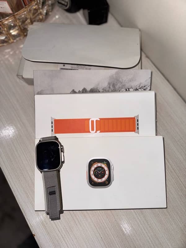 Apple Watch Ultra 49mm Complete Box New Condition 100% Battery Health 0