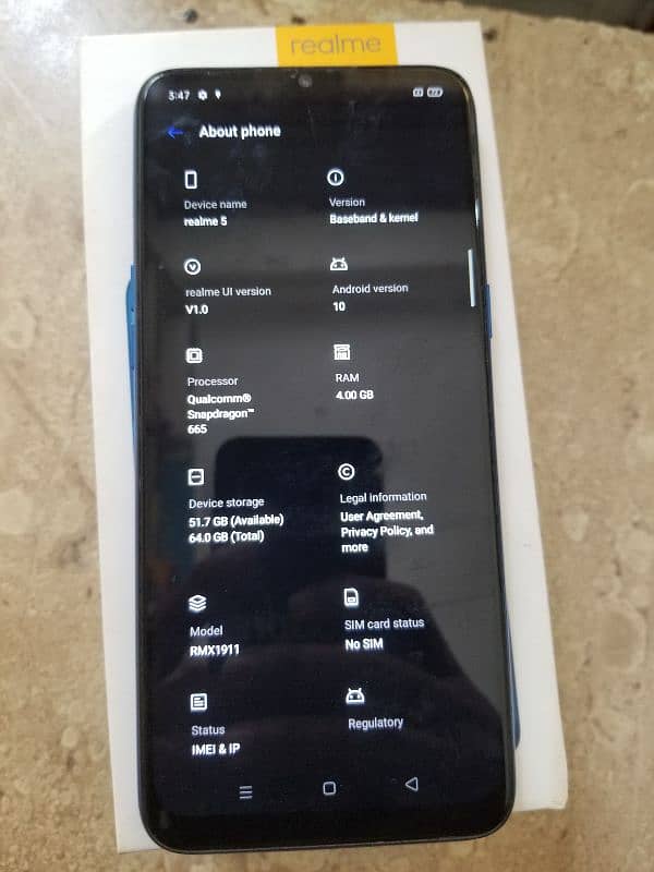 Realme 5 Fresh condition 1