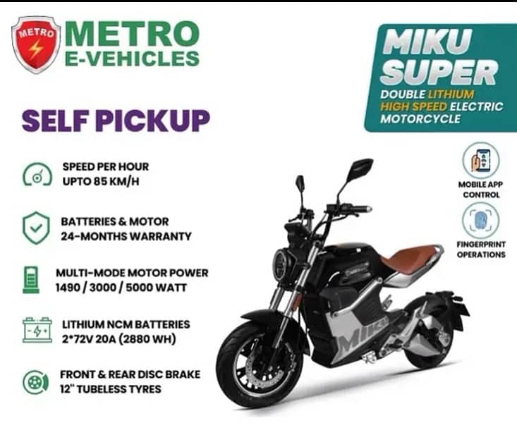 Miku Super sport electric bike 6