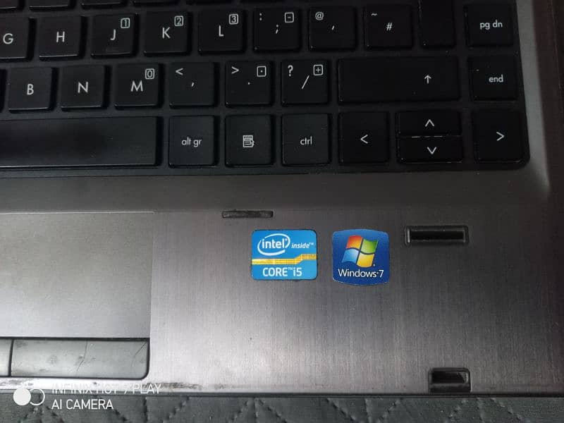 HP CORE I5 3RD GENERATION 4GB RAM 258 GB ROM and original charger 5