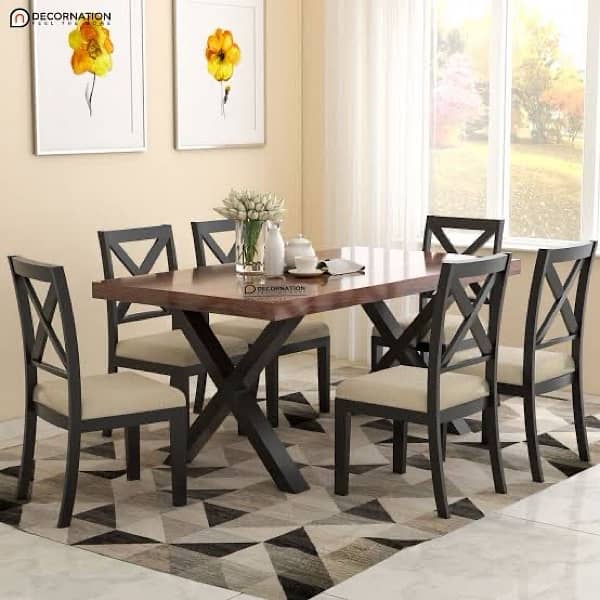 Dining Table with 8 chair 0