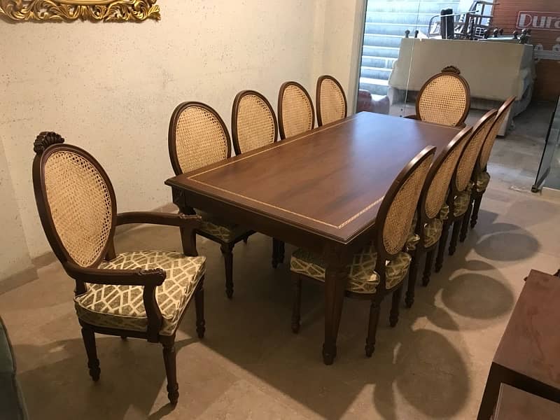 Dining Table with 8 chair 4