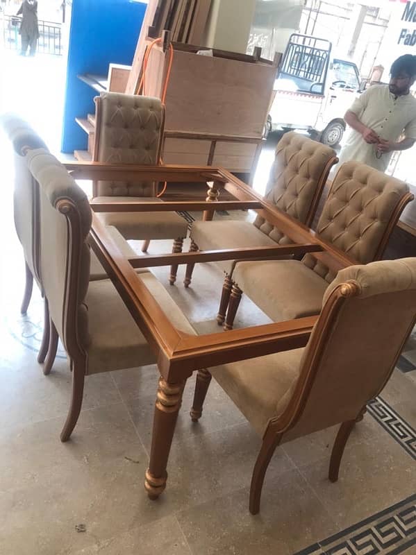 Dining Table with 8 chair 7