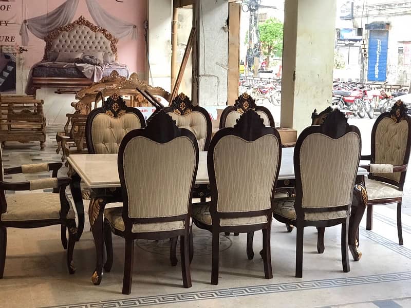 Dining Table with 8 chair 15