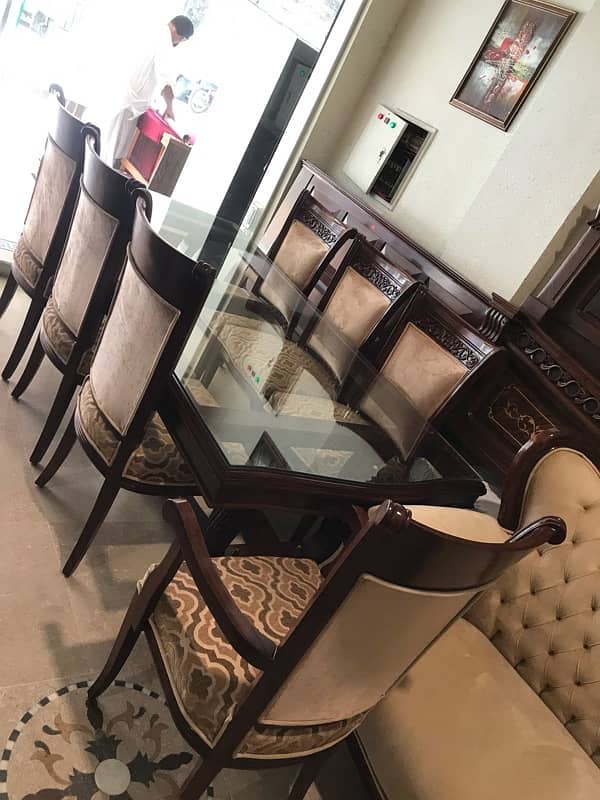 Dining Table with 8 chair 19