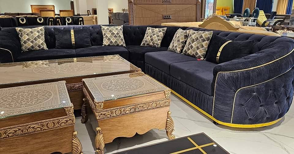 L Shape Sofa// 7 seater, 6 Seater & 5 seater Sofa// Wooden sofa 18