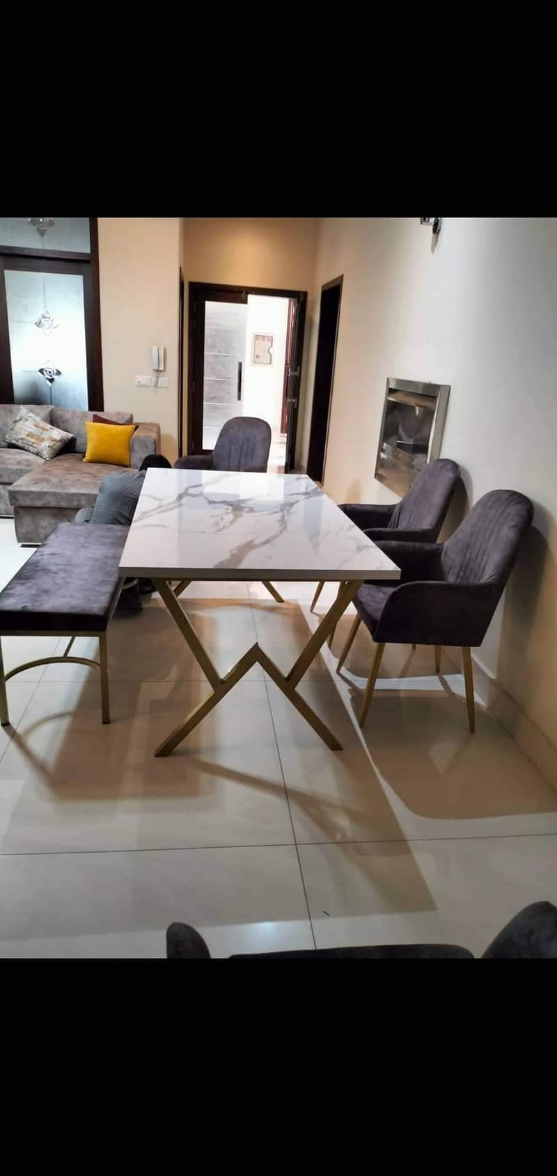 Dining Table//6,8 Chair Dining//Wooden(top Glass)Dining//Dining Set 8