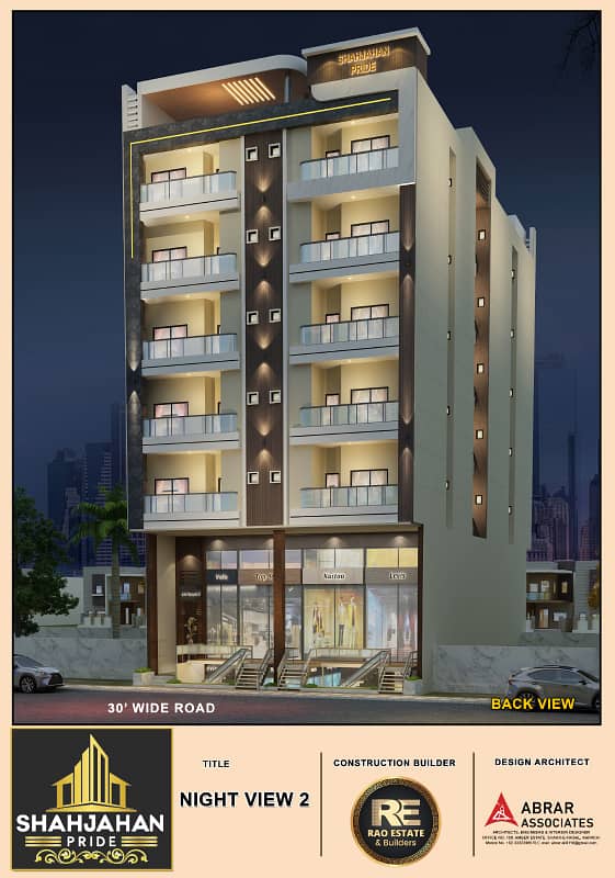 3 Rooms Apartments *Shahjahan Pride* for sale in Falaknaz Dreams most prime location 0