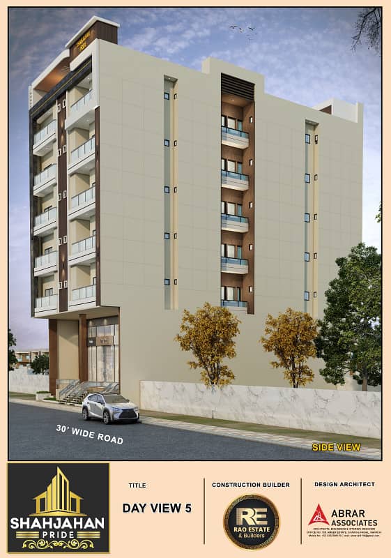 3 Rooms Apartments *Shahjahan Pride* for sale in Falaknaz Dreams most prime location 4