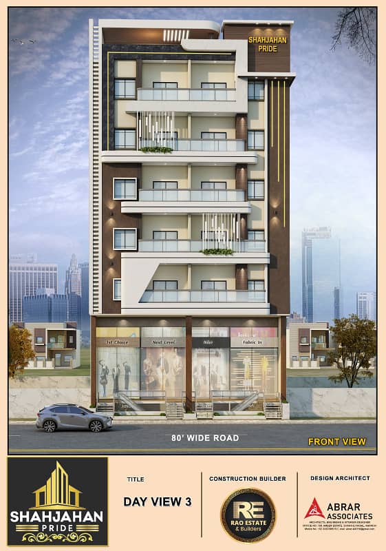 3 Rooms Apartments *Shahjahan Pride* for sale in Falaknaz Dreams most prime location 7