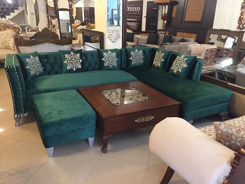 L shape  sofa set /sofa combed available 7