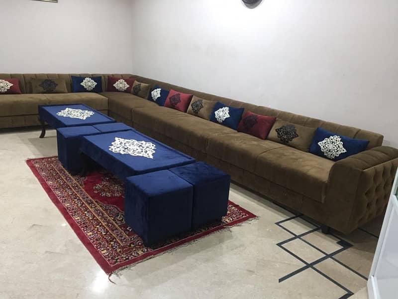 L shape  sofa set /sofa combed available 8