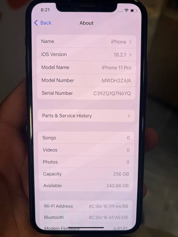 iphone 11 pro 256gb 5