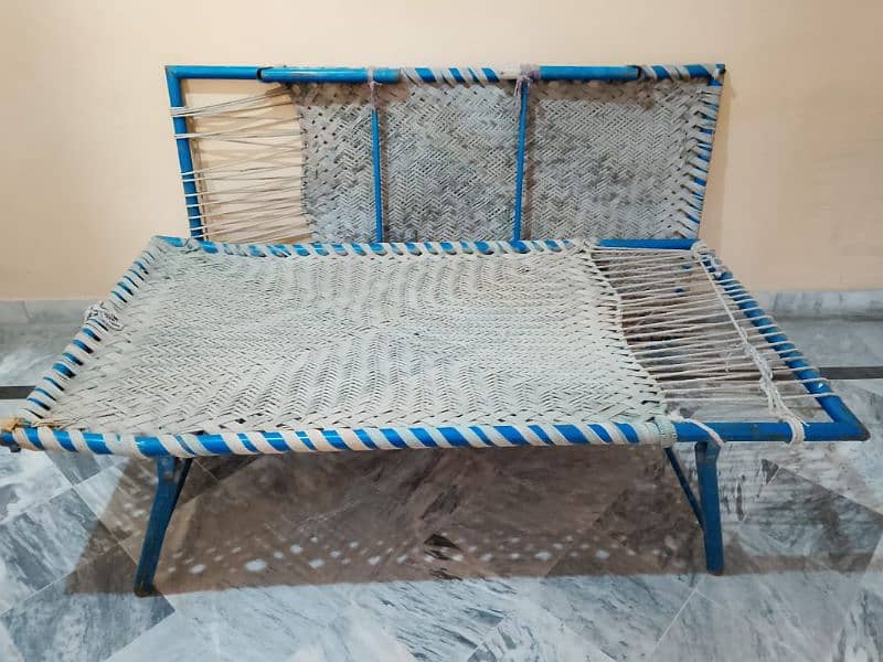 Two Folding Iron Beds 0