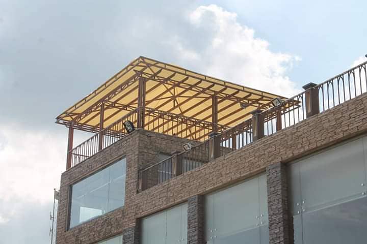 bamboo huts/parking shades/Jaffri shade/Bamboo Pent House/Baans Work 1