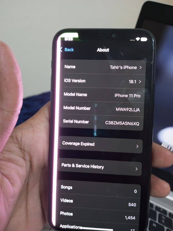 Iphone 11 pro screen line 6