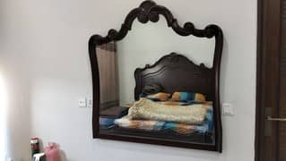 King Size Bed and Mirror