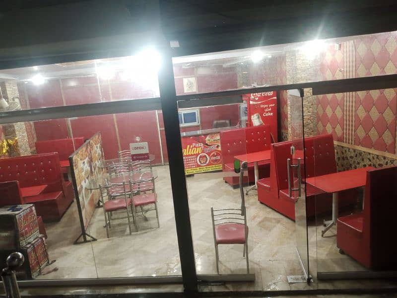 running pizza restaurant for sale at good location. islamabad . 11