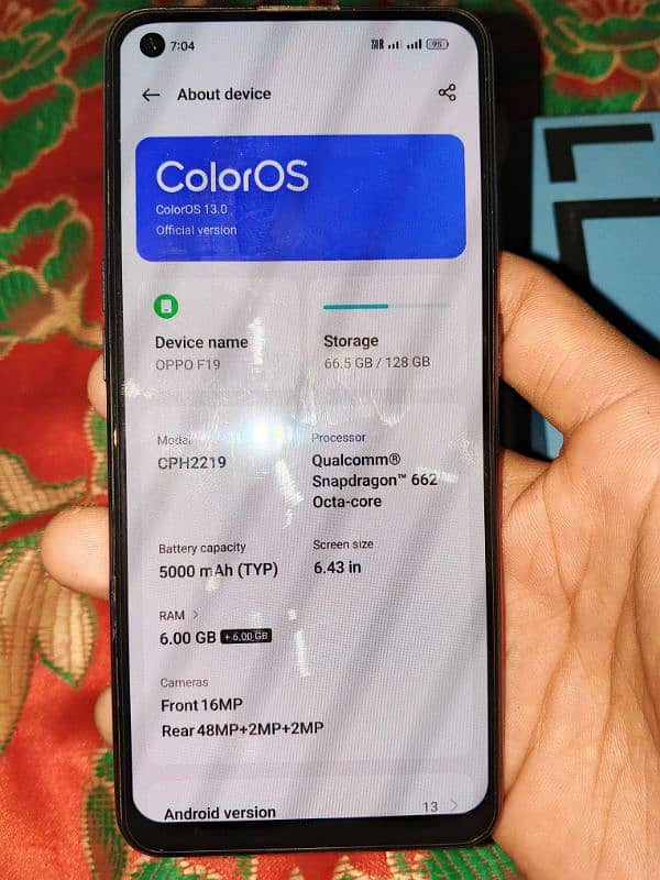 OPPO F19 6+6 128GB 4