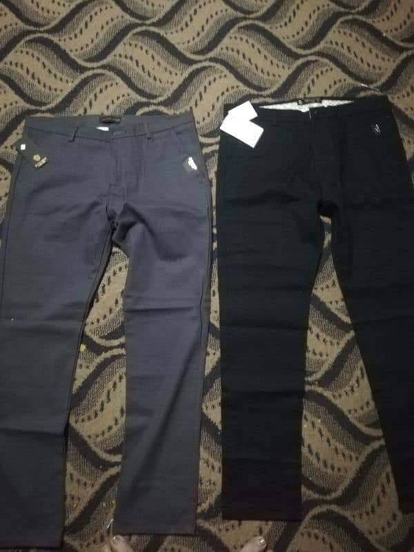 Zara Man Cotton Chinos For Sale 4