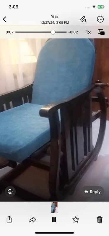 Comfortable Used Rocking Chair for Sale – Great Condition 1