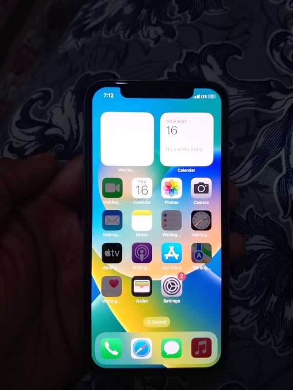 IPhone x 256gb pta approved 0