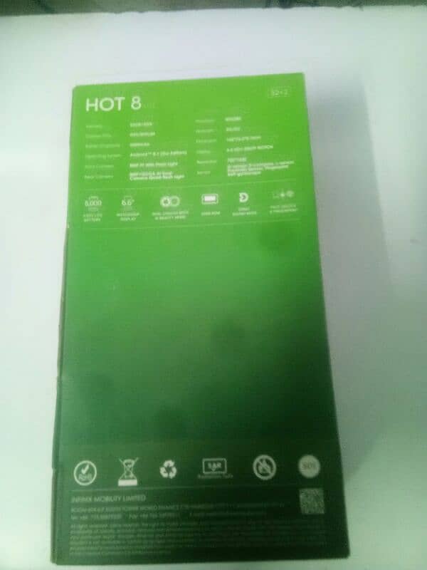 infinix hot 8 lite product is used condition 2