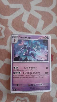 Pokémon card:- Ceruledge. ultra rare