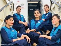 Female Cabin Crew For Airblue Airlines