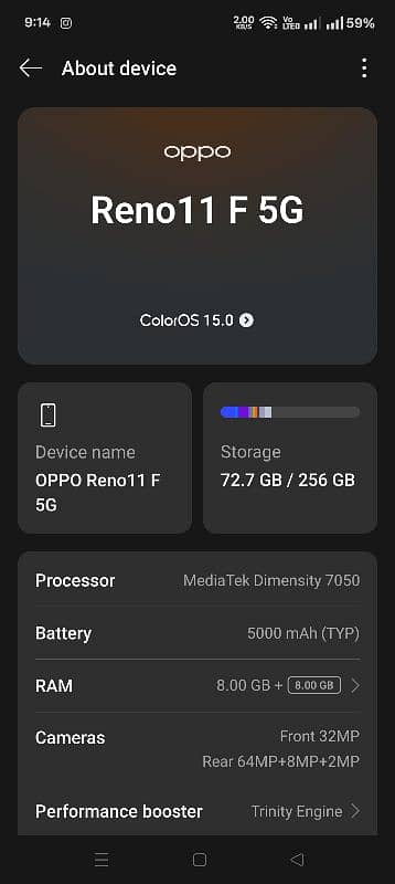 Oppo Reno 11f 5G 4