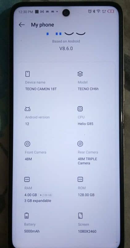 CAMON 18T Tecno 0