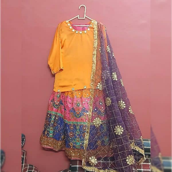 Customize Pretty Lehnga for Mehndi Event 4